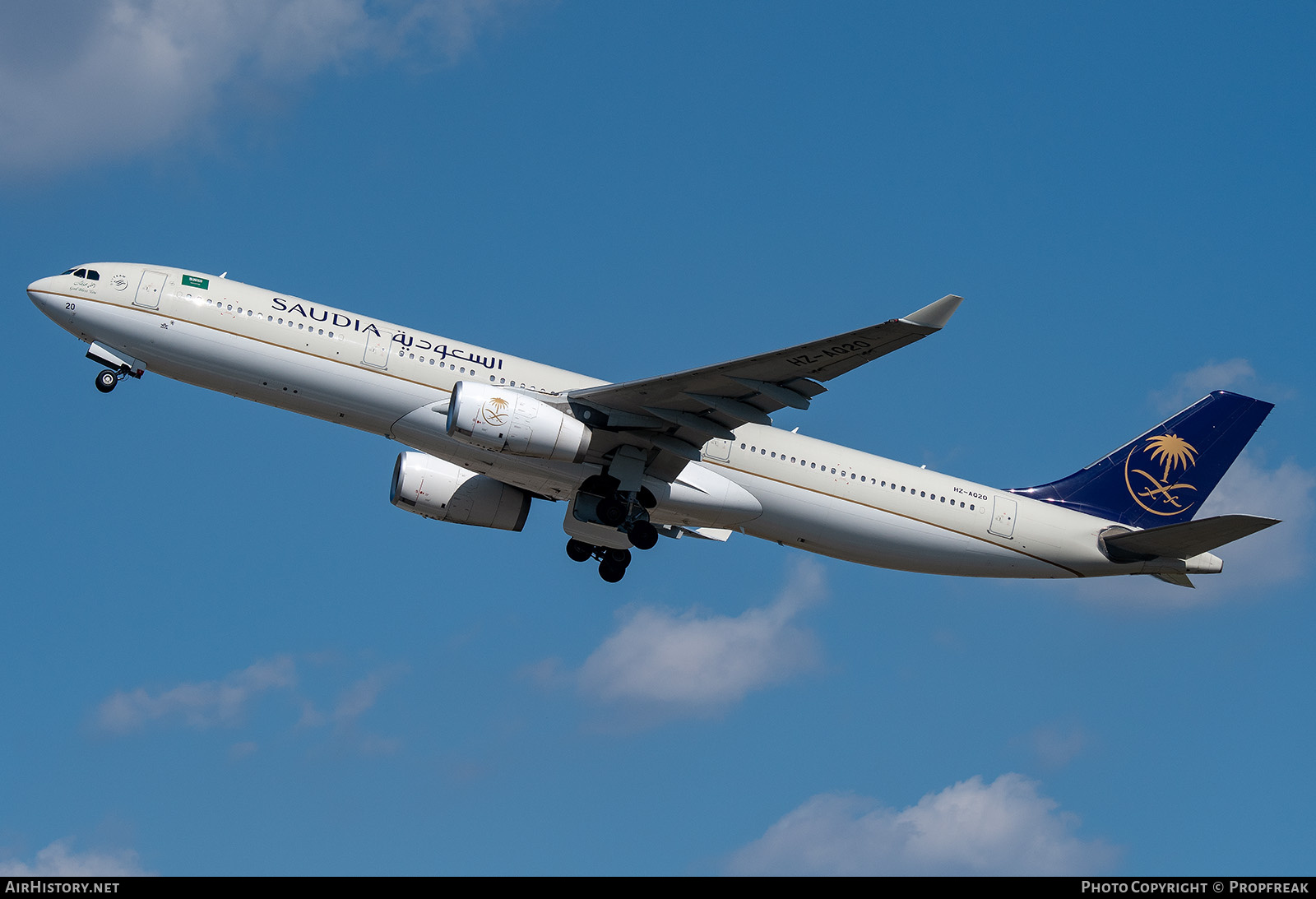 Aircraft Photo of HZ-AQ20 | Airbus A330-343E | Saudia - Saudi Arabian Airlines | AirHistory.net #831597