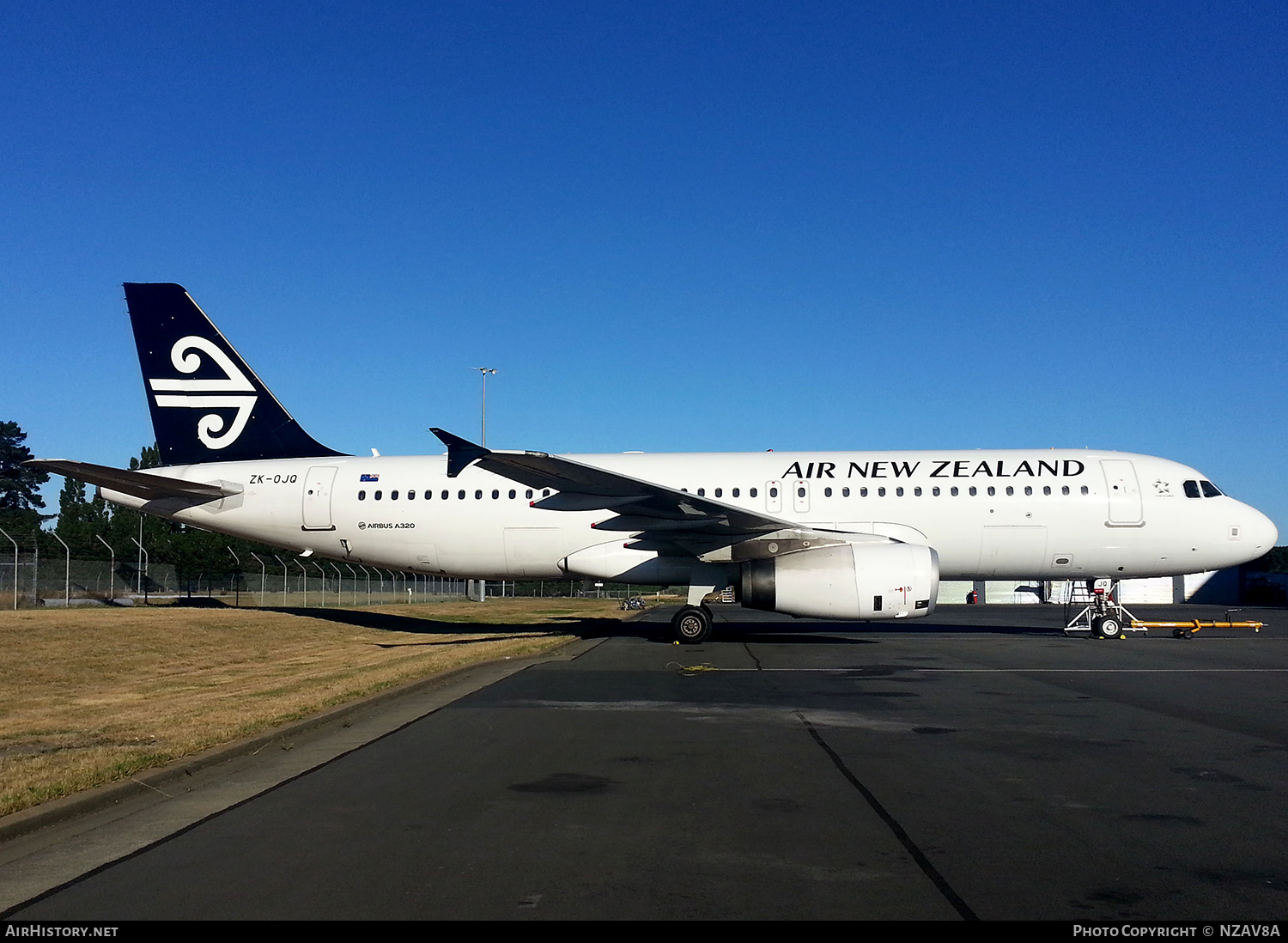 Aircraft Photo of ZK-OJQ | Airbus A320-232 | Air New Zealand | AirHistory.net #831605