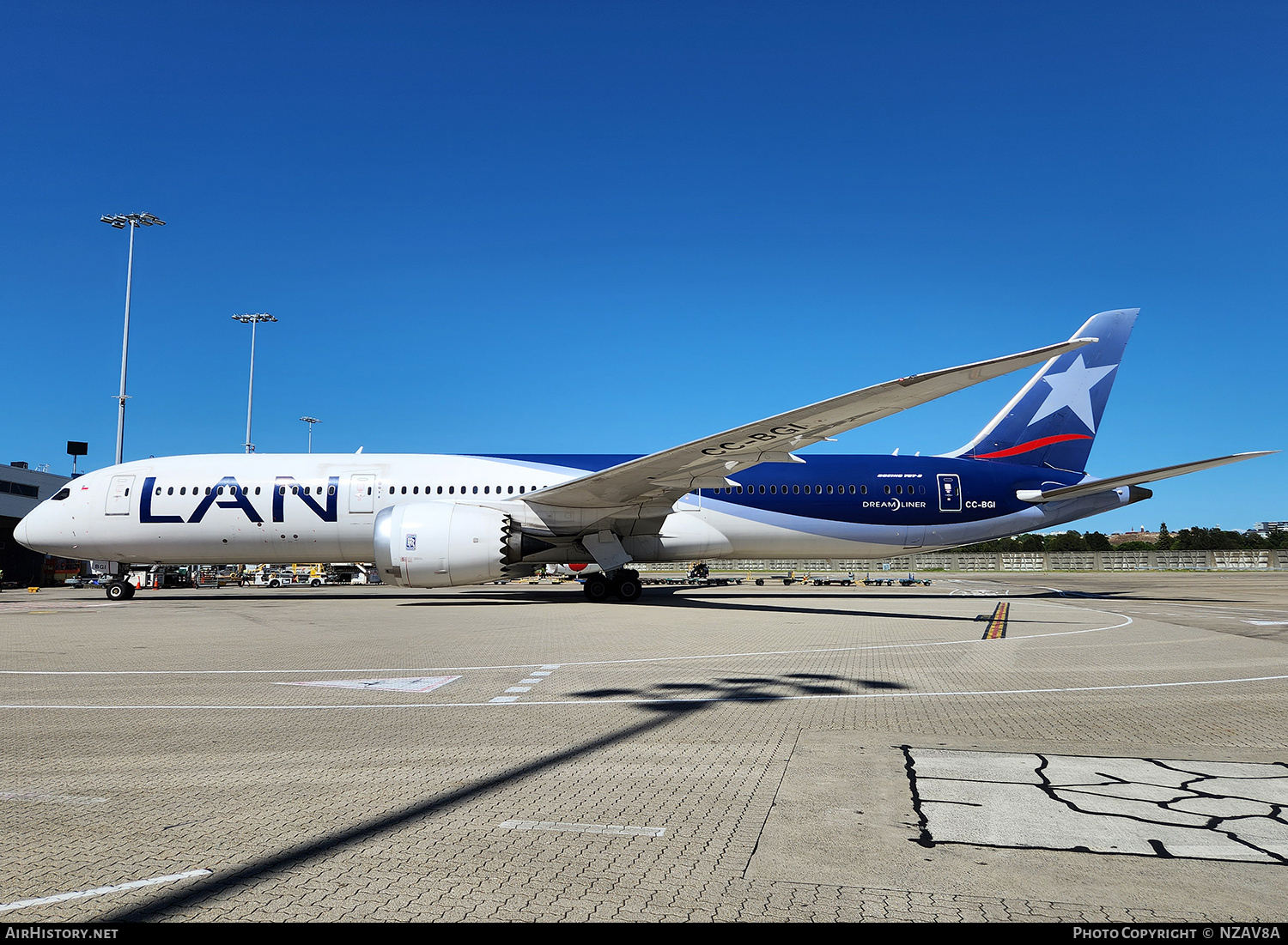 Aircraft Photo of CC-BGI | Boeing 787-9 Dreamliner | LAN Airlines - Línea Aérea Nacional | AirHistory.net #831607