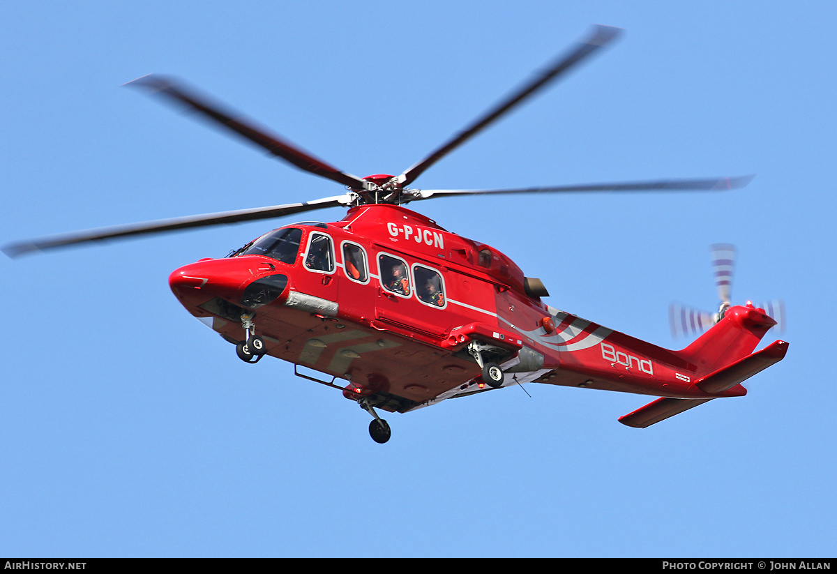Aircraft Photo of G-PJCN | AgustaWestland AW-139 | Bond Helicopters | AirHistory.net #831621