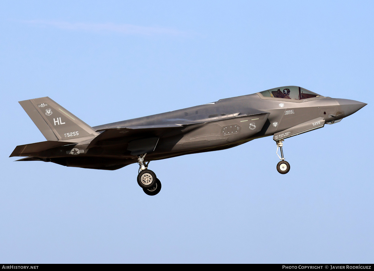 Aircraft Photo of 17-5255 | Lockheed Martin F-35A Lightning II | USA - Air Force | AirHistory.net #831634