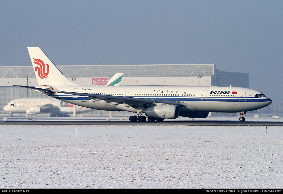 Aircraft Photo of B-6505 | Airbus A330-243 | Air China | AirHistory.net #831657