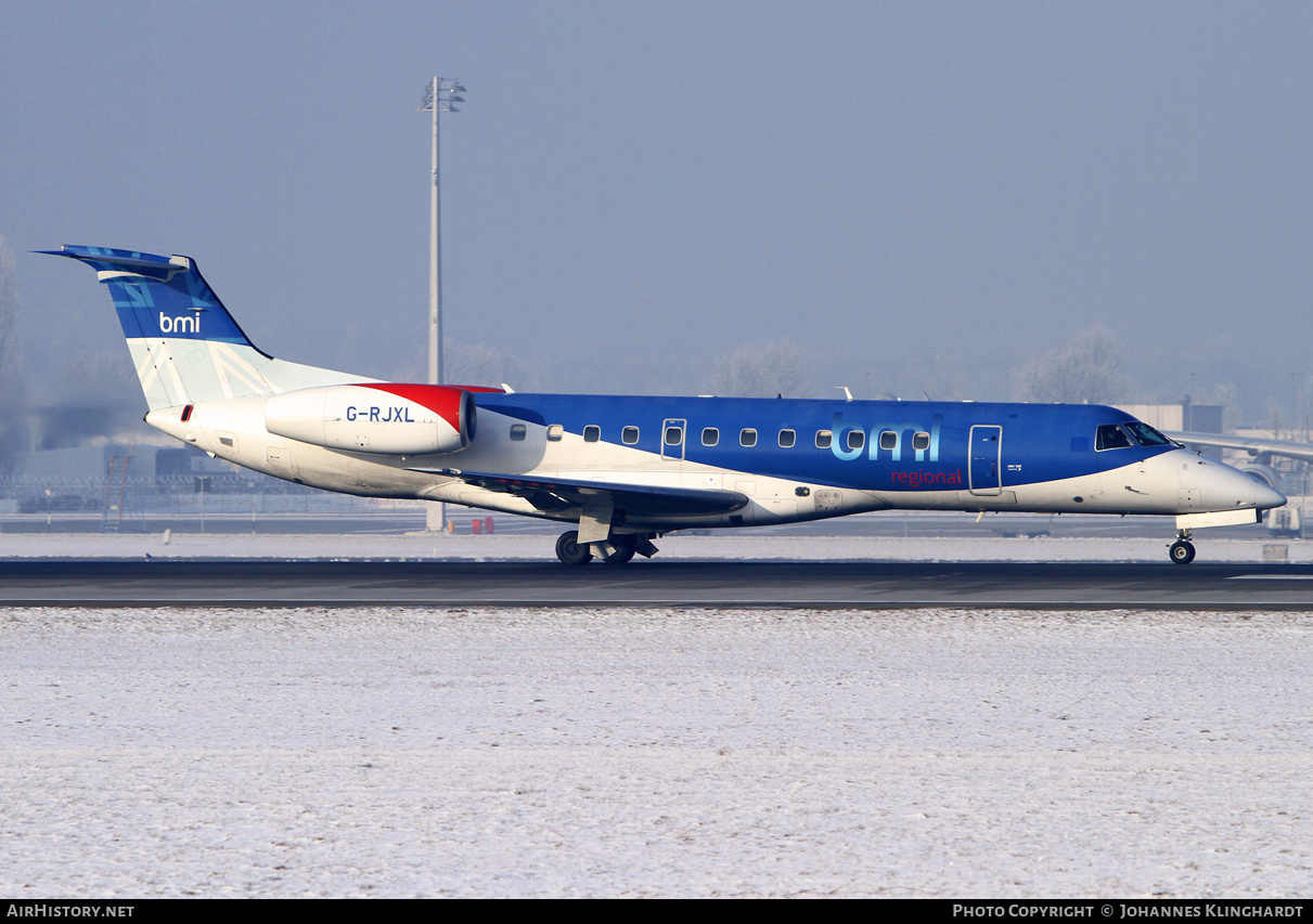 Aircraft Photo of G-RJXL | Embraer ERJ-135ER (EMB-135ER) | BMI Regional | AirHistory.net #831658