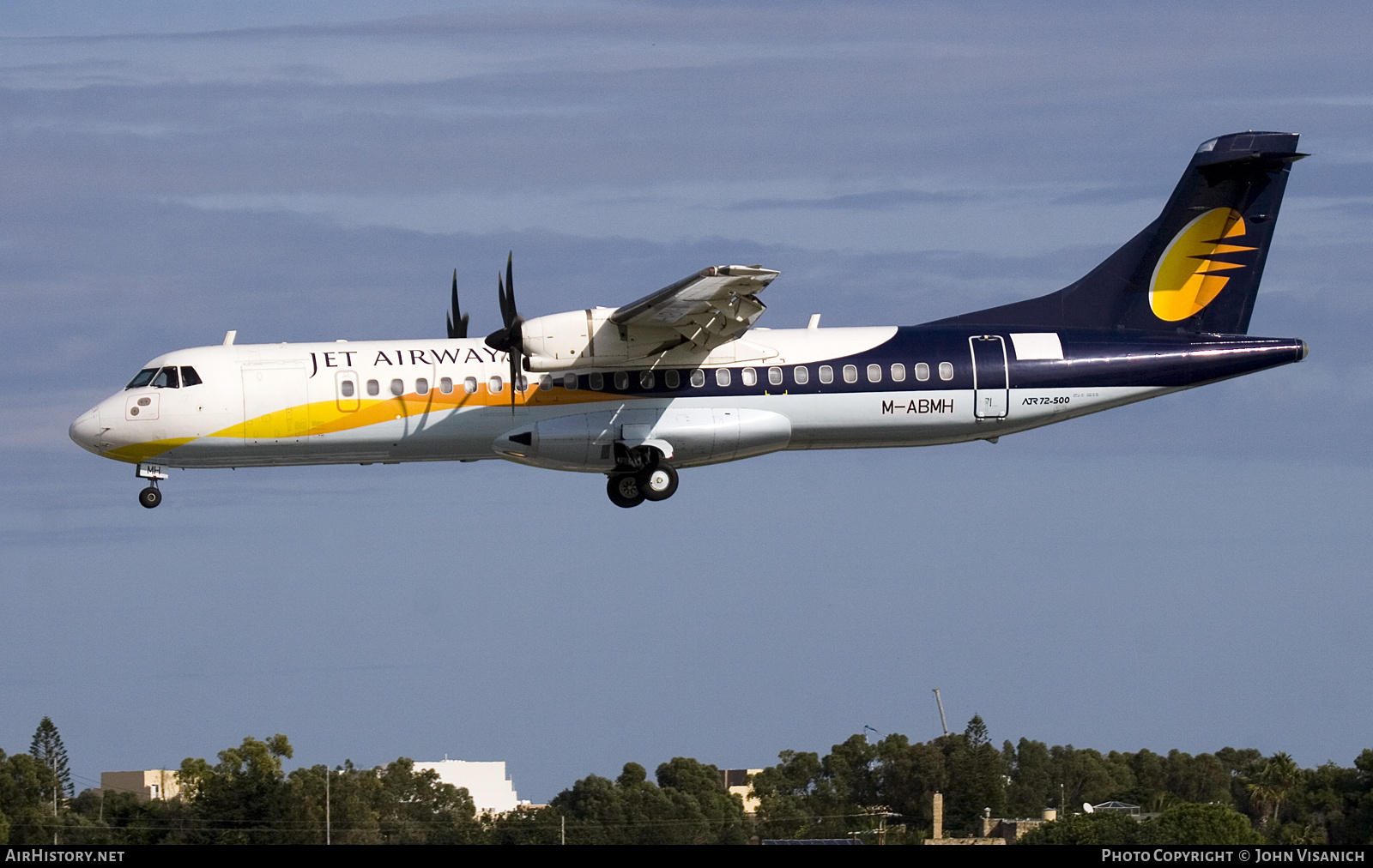 Aircraft Photo of M-ABMH | ATR ATR-72-500 (ATR-72-212A) | Jet Airways | AirHistory.net #831674