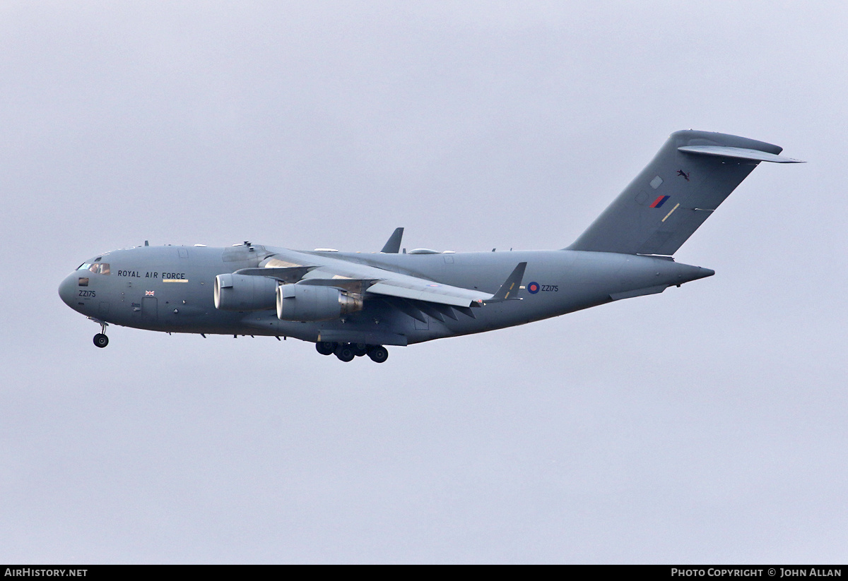 Aircraft Photo of ZZ175 | Boeing C-17A Globemaster III | UK - Air Force | AirHistory.net #831701