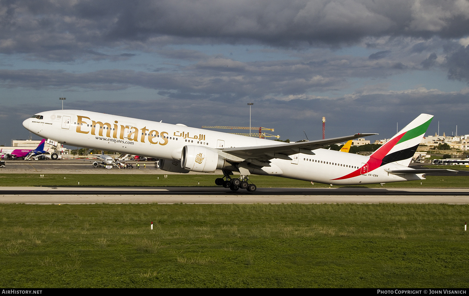 Aircraft Photo of A6-EBN | Boeing 777-36N/ER | Emirates | AirHistory.net #831714