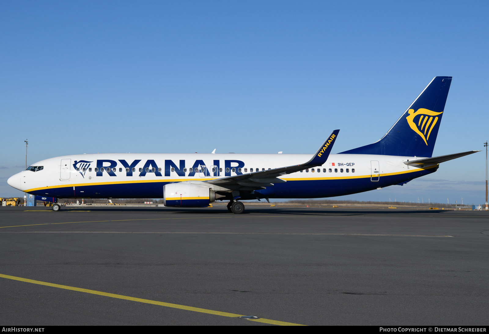 Aircraft Photo of 9H-QEP | Boeing 737-800 | Ryanair | AirHistory.net #831723