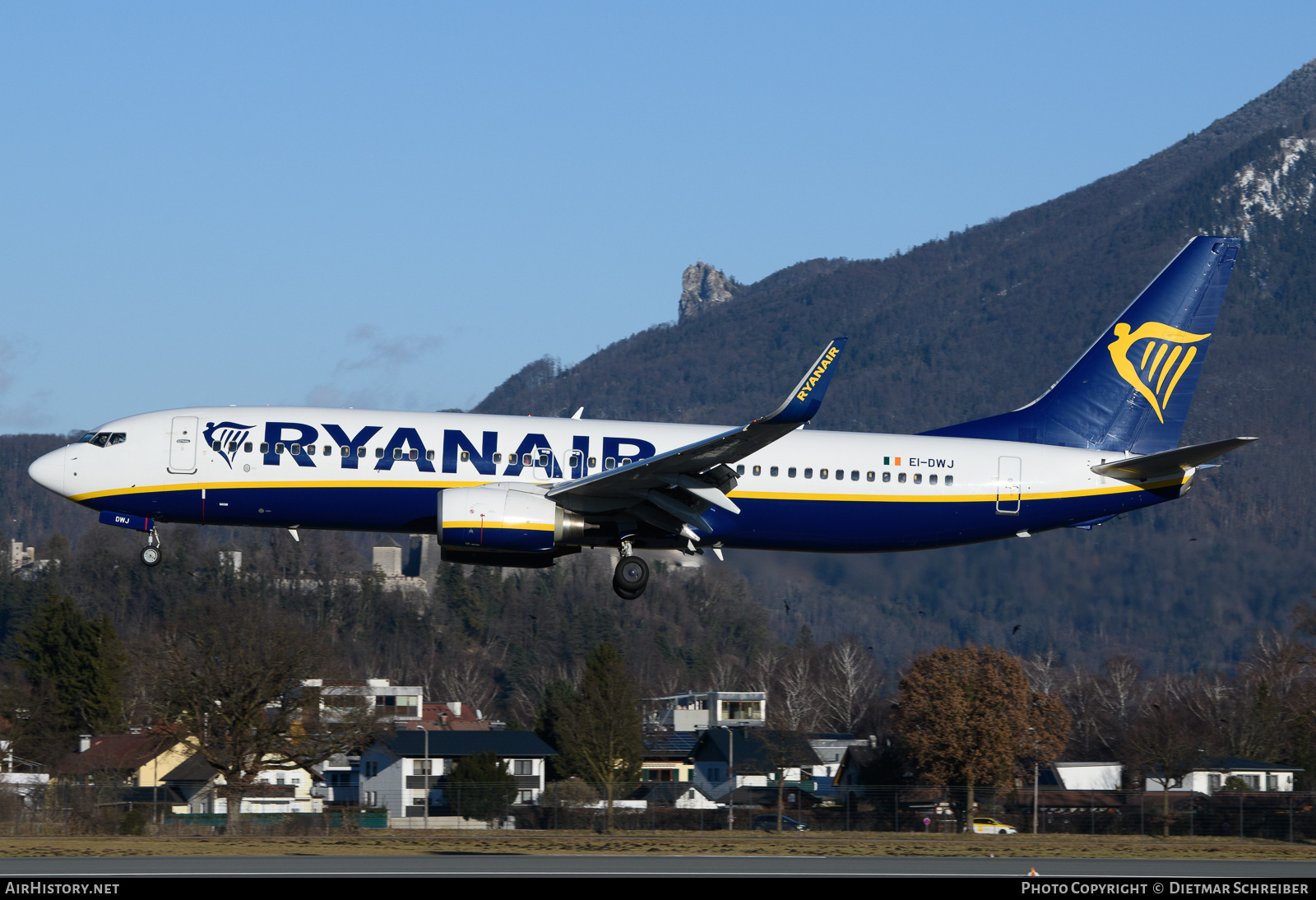 Aircraft Photo of EI-DWJ | Boeing 737-8AS | Ryanair | AirHistory.net #831726