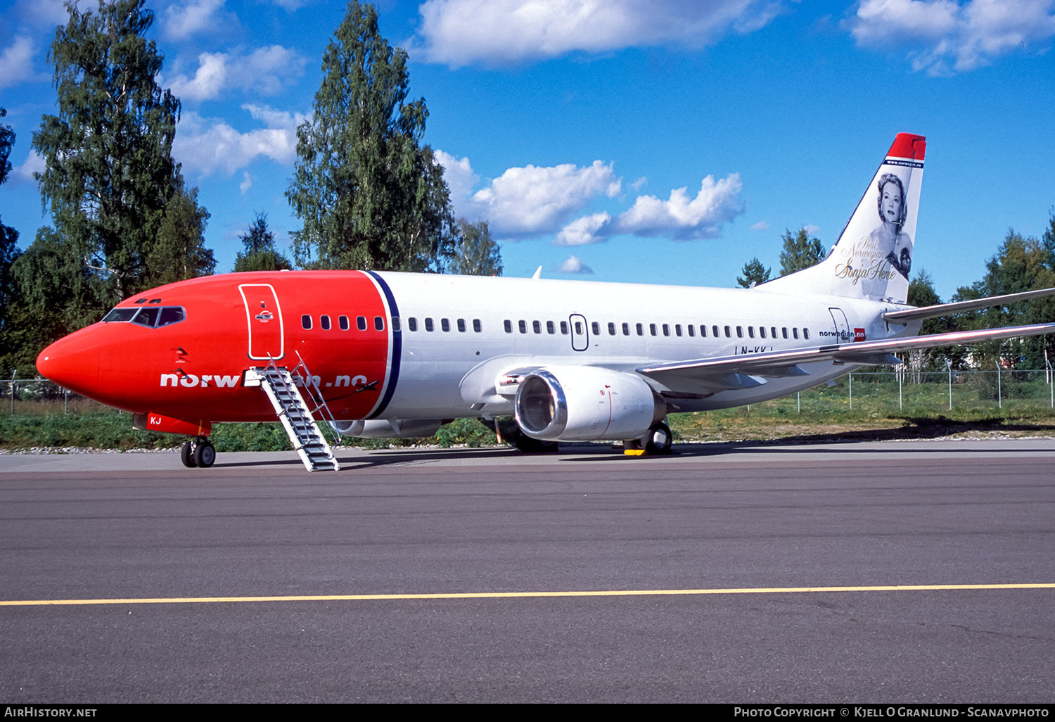 Aircraft Photo of LN-KKJ | Boeing 737-36N | Norwegian | AirHistory.net #831783