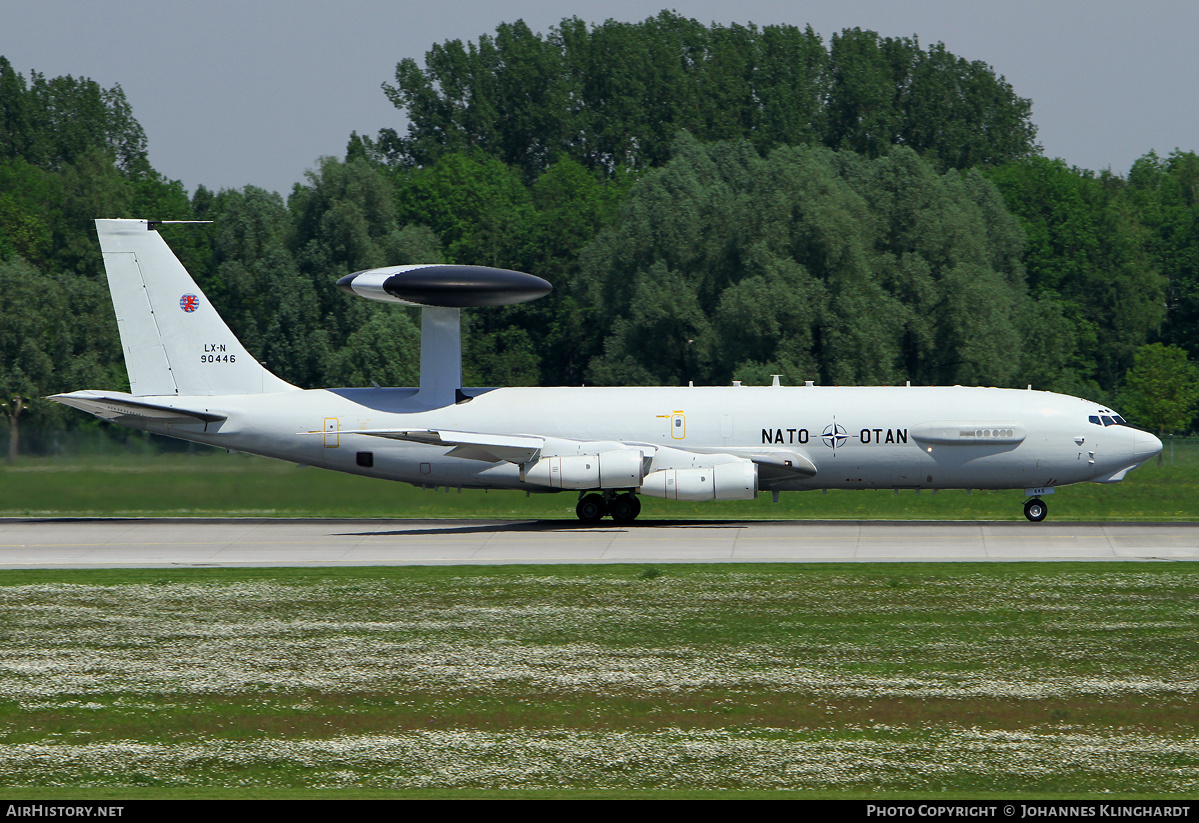 Aircraft Photo of LX-N90446 | Boeing E-3A Sentry | Luxembourg - NATO | AirHistory.net #831792