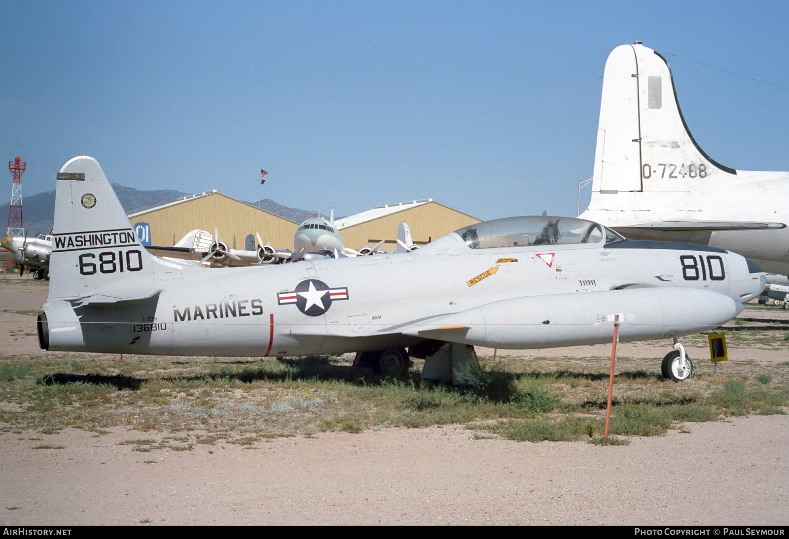 Aircraft Photo of 136810 / 6810 | Lockheed T-33B | USA - Marines | AirHistory.net #831813