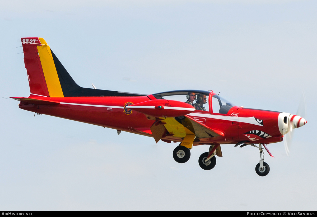Aircraft Photo of ST-27 | SIAI-Marchetti SF-260M | Belgium - Air Force | AirHistory.net #831816
