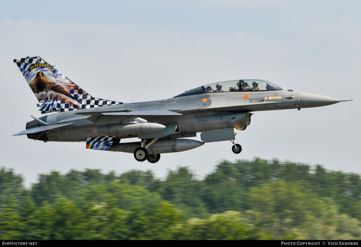 Aircraft Photo of FB-18 | General Dynamics F-16BM Fighting Falcon | Belgium - Air Force | AirHistory.net #831818
