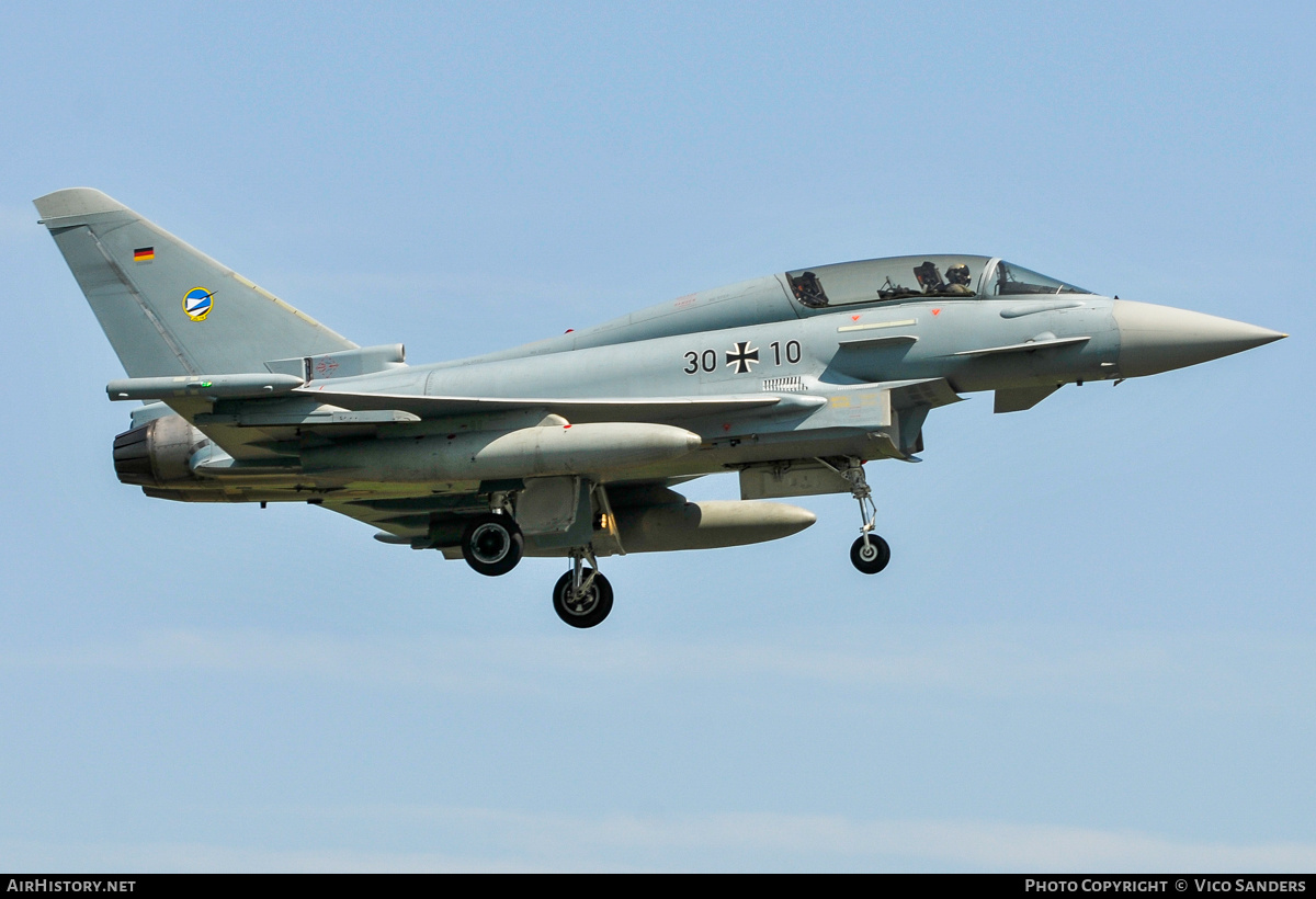 Aircraft Photo of 3010 | Eurofighter EF-2000 Typhoon T | Germany - Air Force | AirHistory.net #831819