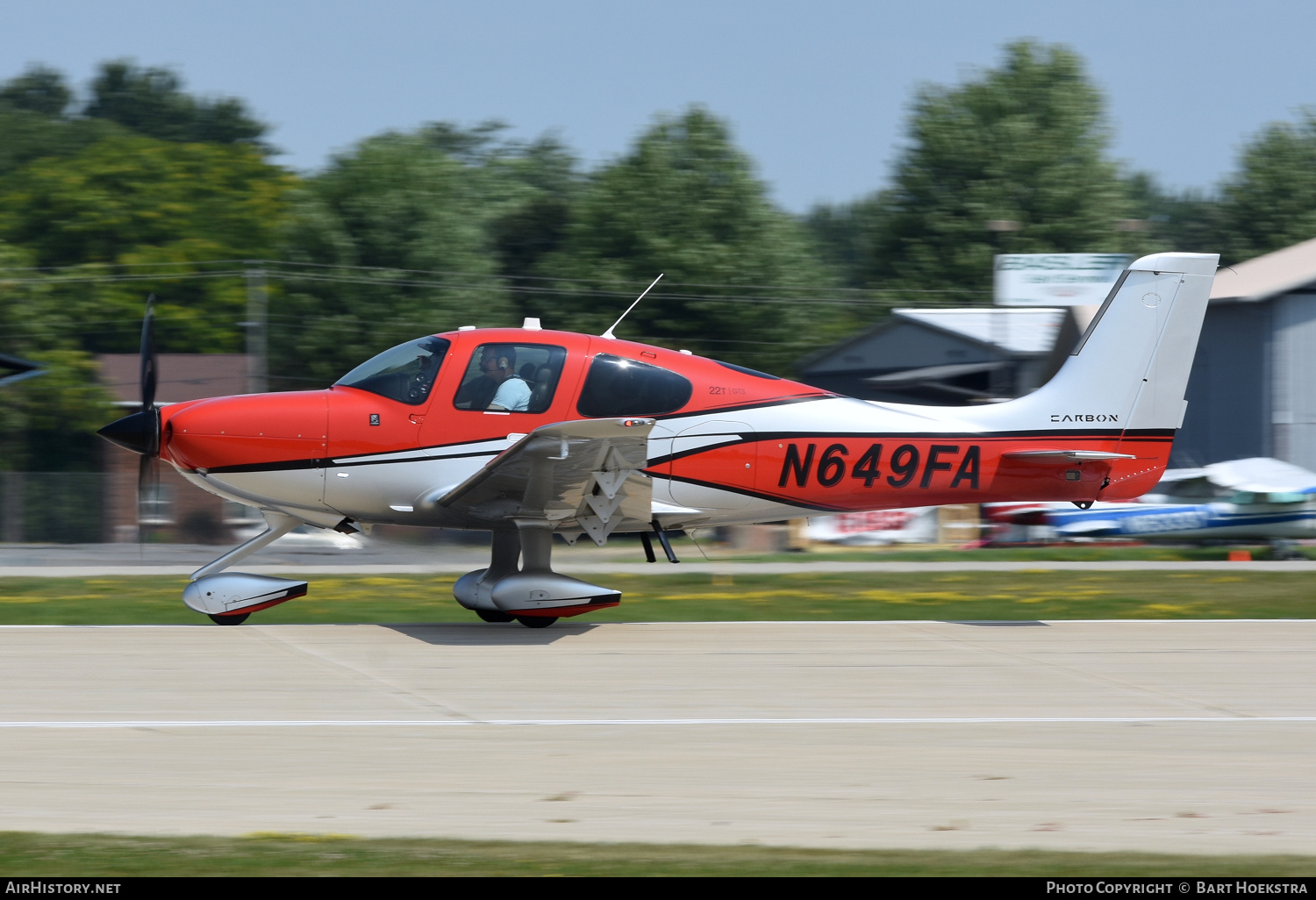 Aircraft Photo of N649FA | Cirrus SR-22T G5-GTS Carbon | AirHistory.net #831834