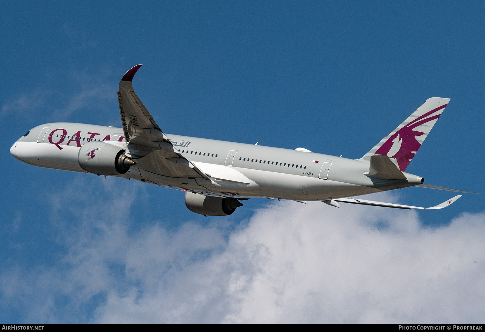Aircraft Photo of A7-ALV | Airbus A350-941 | Qatar Airways | AirHistory.net #831838