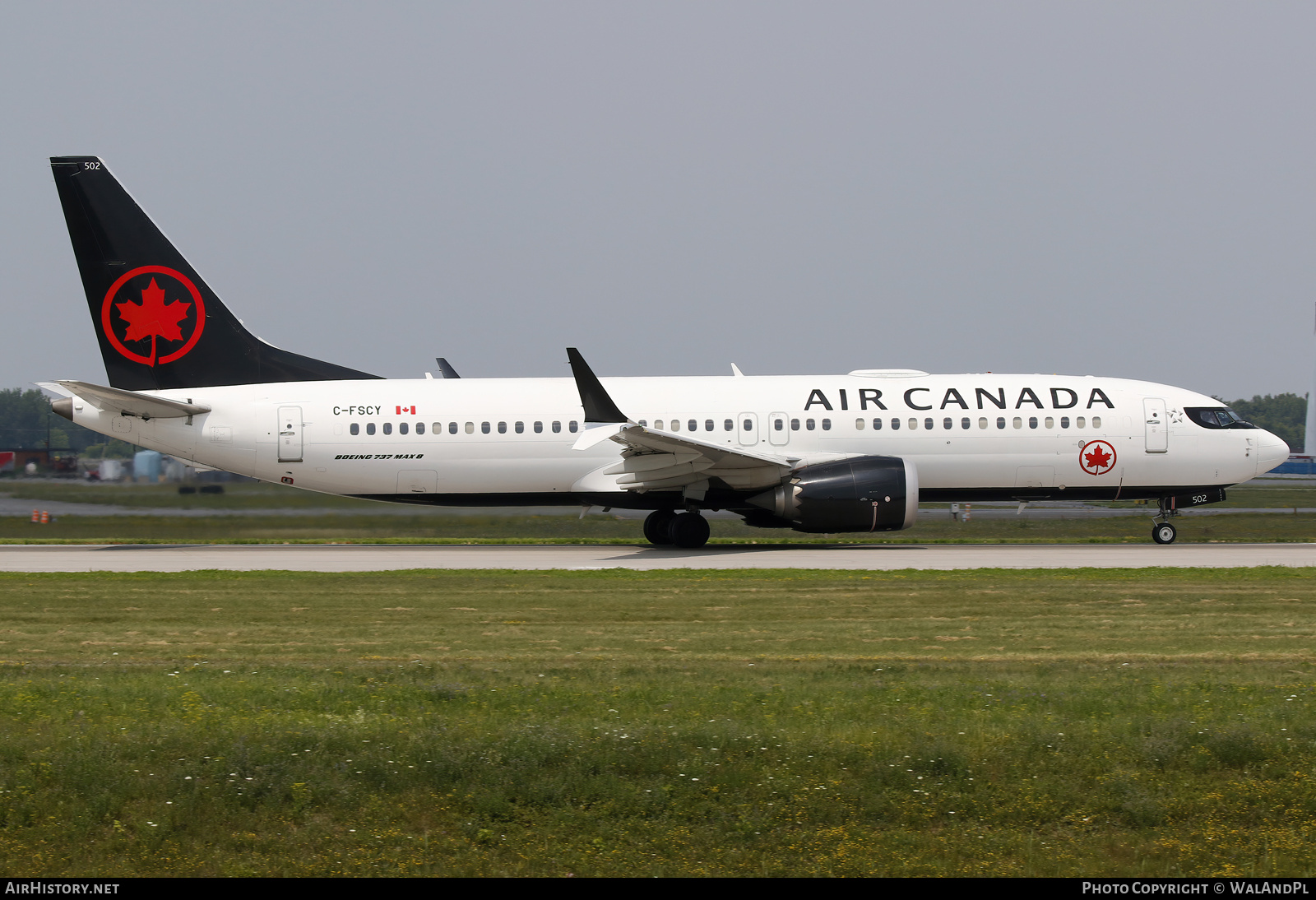 Aircraft Photo of C-FSCY | Boeing 737-8 Max 8 | Air Canada | AirHistory.net #831844