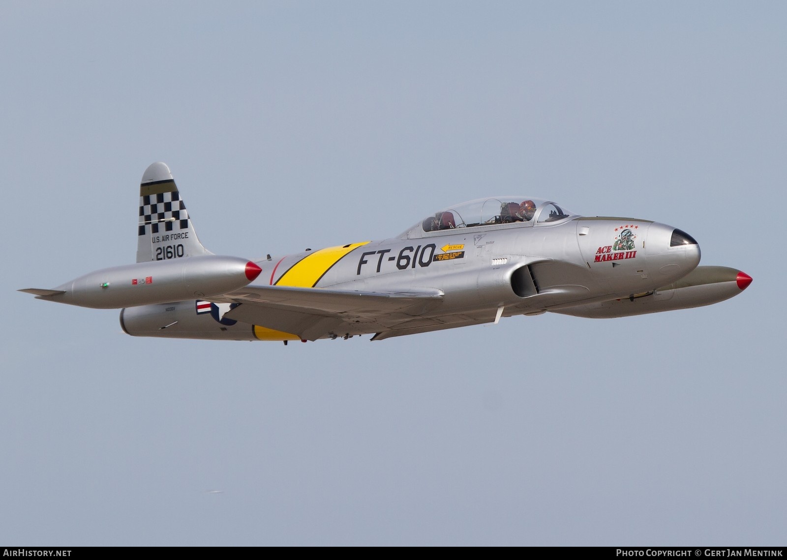 Aircraft Photo of N133DV / 21610 | Canadair CT-133 Silver Star 3 | USA - Air Force | AirHistory.net #831897
