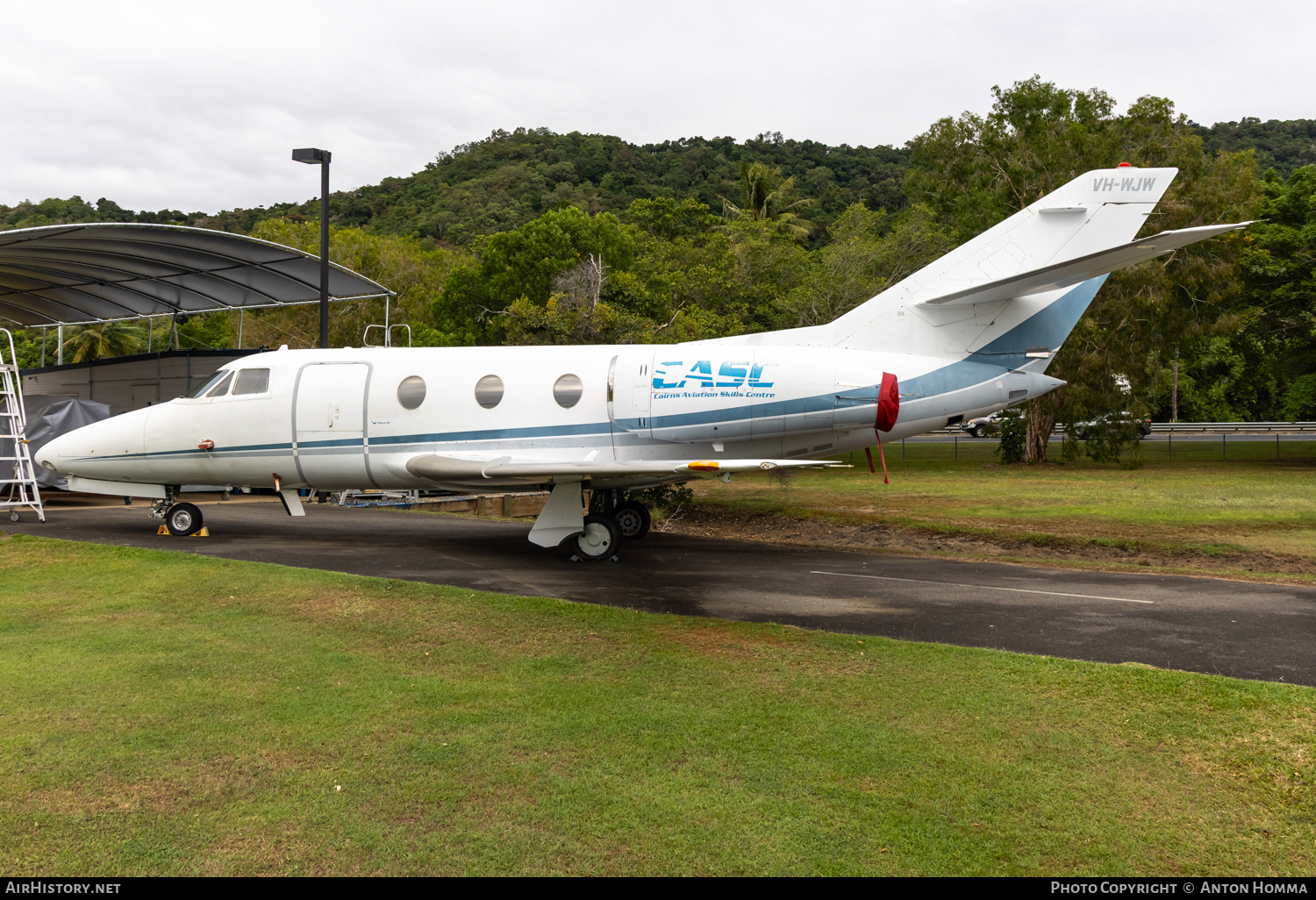 Aircraft Photo of VH-WJW | Dassault Falcon 10 | CASC - Cairns Aviation Skills Centre | AirHistory.net #831923