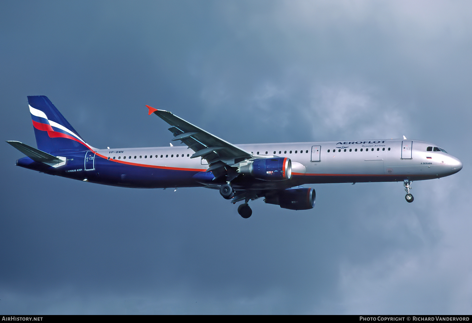Aircraft Photo of VP-BWN | Airbus A321-211 | Aeroflot - Russian Airlines | AirHistory.net #831937