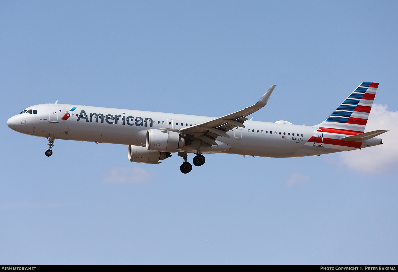 Aircraft Photo of N419AN | Airbus A321-251NX | American Airlines | AirHistory.net #831978