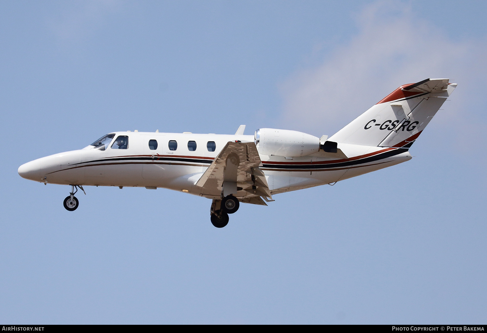 Aircraft Photo of C-GSRG | Cessna 525 CitationJet | AirHistory.net #832002