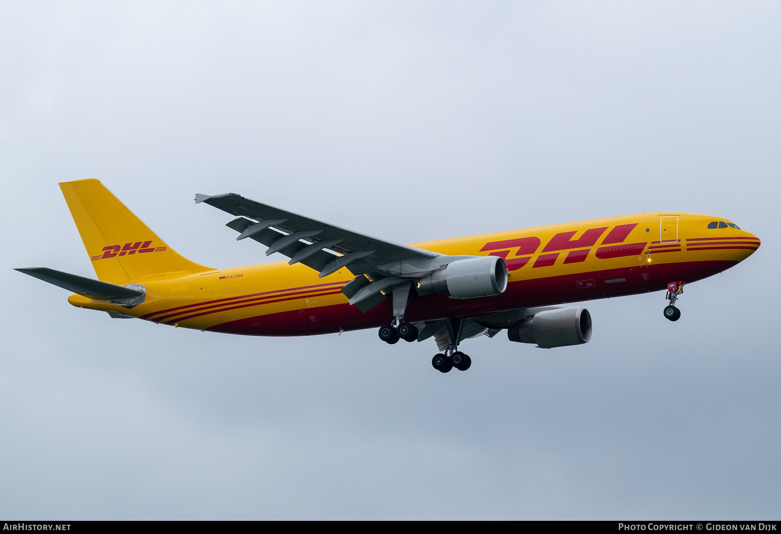 Aircraft Photo of D-AZMN | Airbus A300B4-622R(F) | DHL International | AirHistory.net #832094