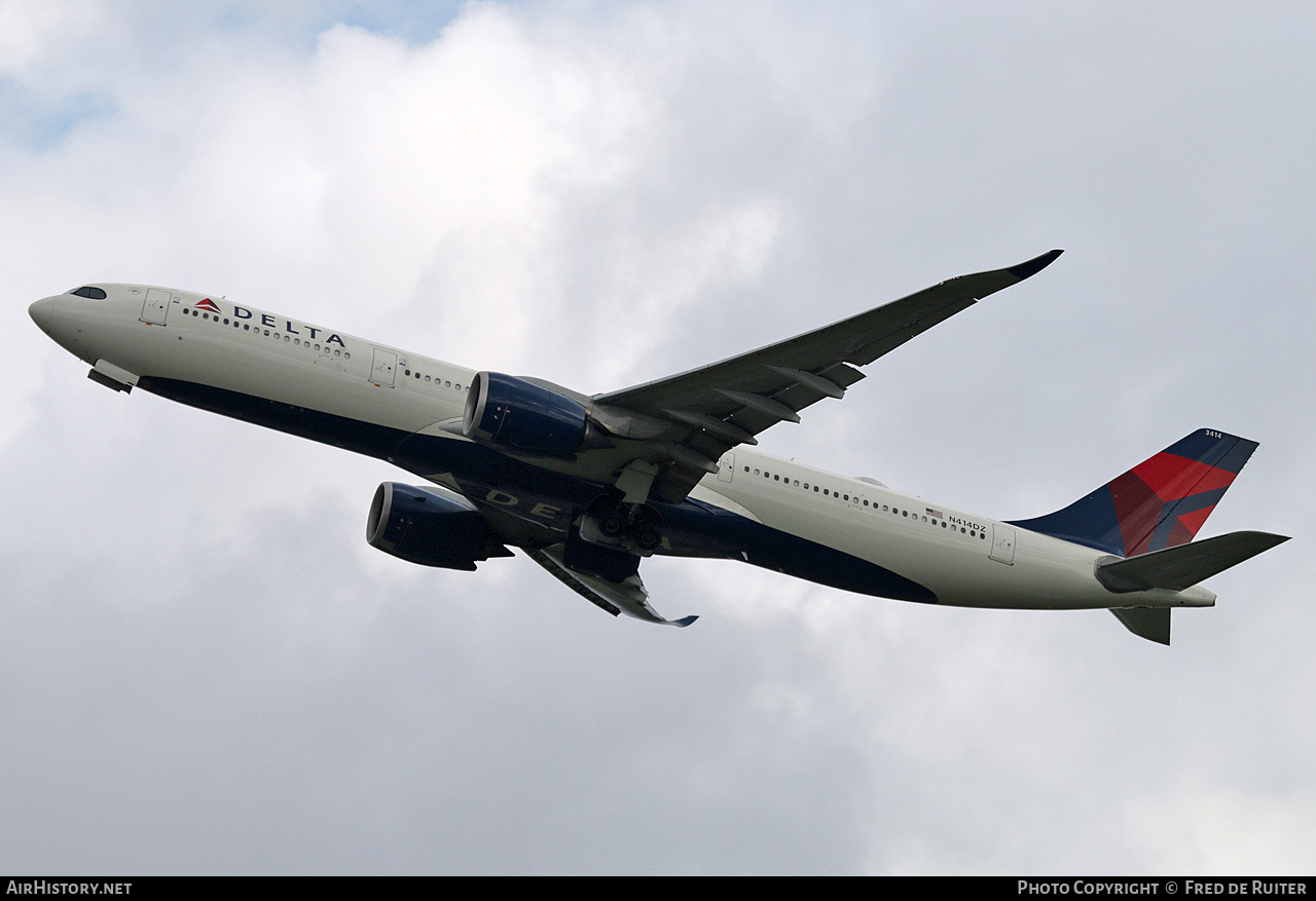 Aircraft Photo of N414DZ | Airbus A330-941N | Delta Air Lines | AirHistory.net #832109