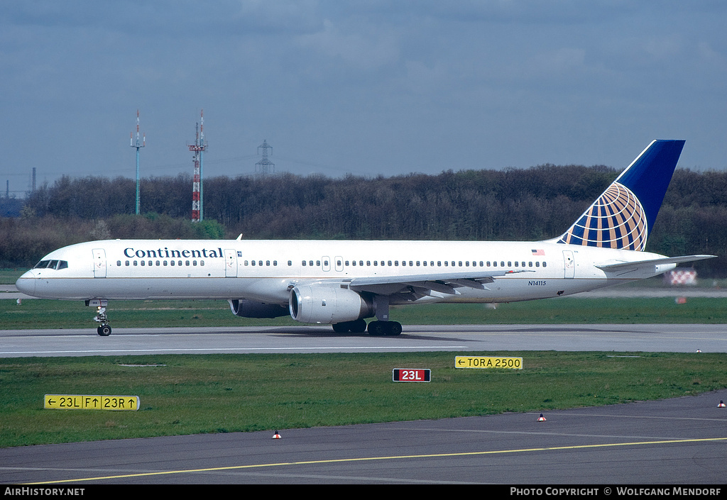 Aircraft Photo of N14115 | Boeing 757-224 | Continental Airlines | AirHistory.net #832118
