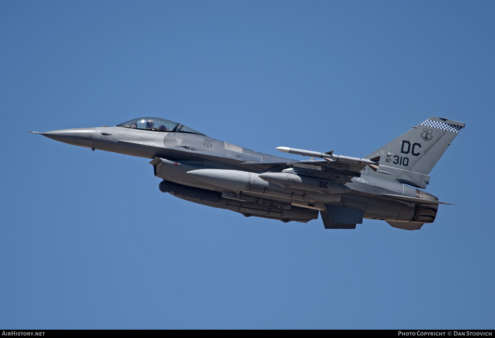 Aircraft Photo of 87-0310 / AF87-310 | General Dynamics F-16C Fighting Falcon | USA - Air Force | AirHistory.net #832157
