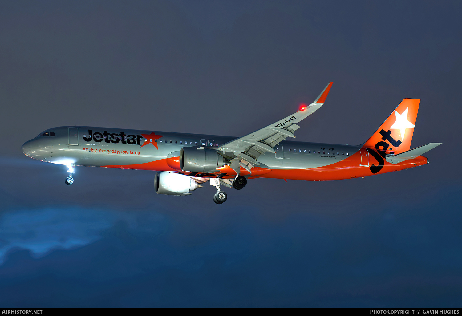Aircraft Photo of VH-OYF | Airbus A321-251N | Jetstar Airways | AirHistory.net #832177