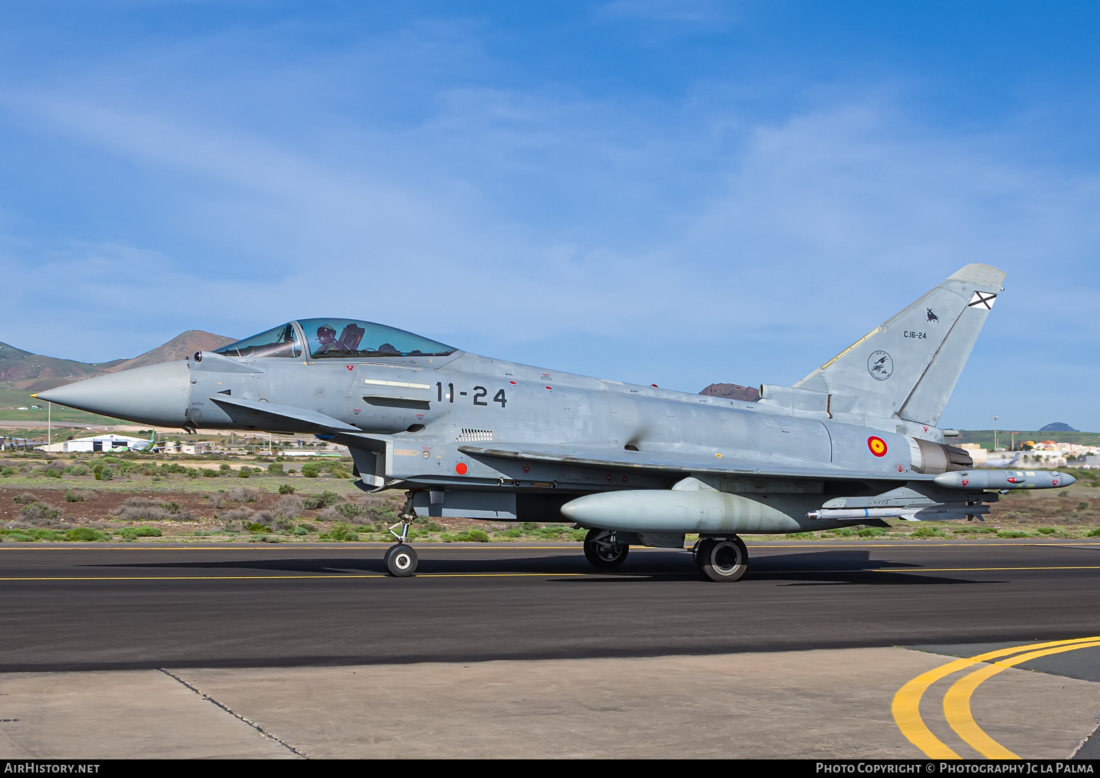 Aircraft Photo of C16-24 | Eurofighter EF-2000 Typhoon ... | Spain - Air Force | AirHistory.net #832202