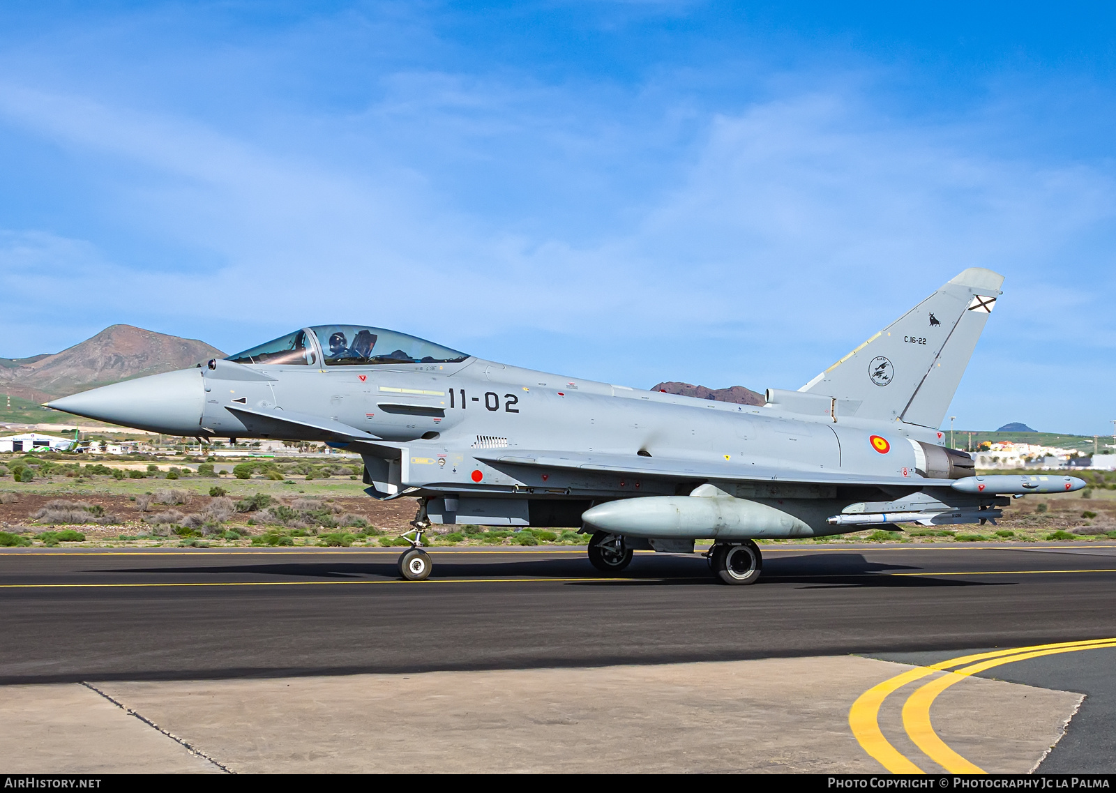 Aircraft Photo of C.16-22 | Eurofighter EF-2000 Typhoon | Spain - Air Force | AirHistory.net #832215