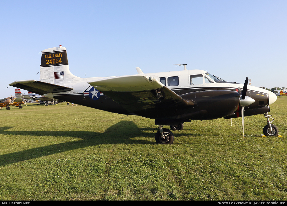 Aircraft Photo of N51685 | Beech 65-80 Queen Air | USA - Army | AirHistory.net #832254