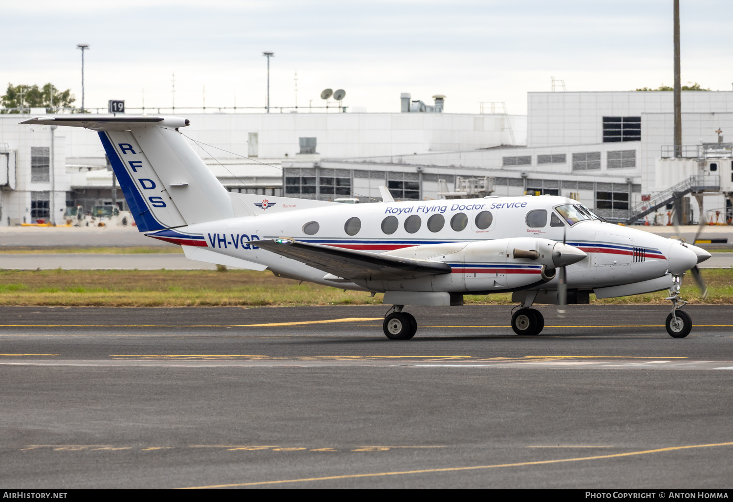 Aircraft Photo of VH-VQD | Beech 200 Super King Air | Royal Flying Doctor Service - RFDS | AirHistory.net #832260