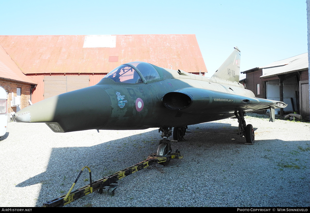 Aircraft Photo of AR-108 | Saab RF-35 Draken | Denmark - Air Force | AirHistory.net #832346