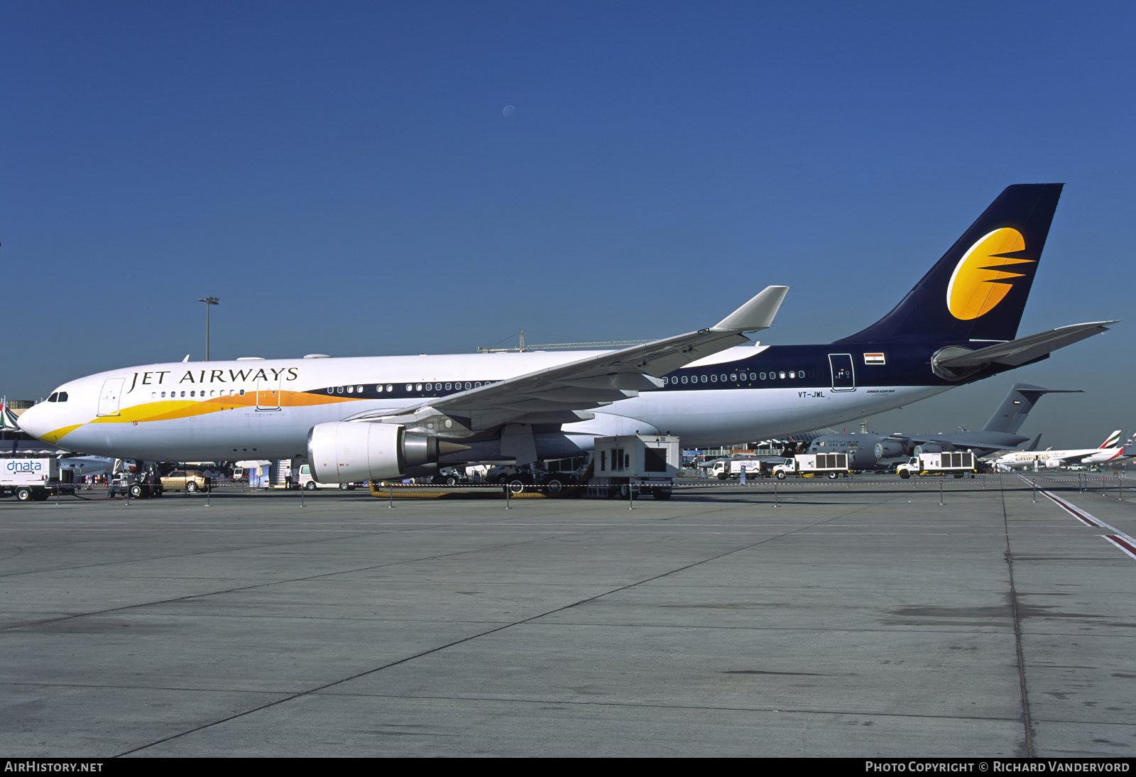 Aircraft Photo of VT-JWL | Airbus A330-202 | Jet Airways | AirHistory.net #832422