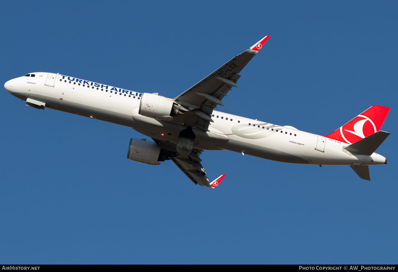 Aircraft Photo of TC-LSZ | Airbus A321-271NX | Turkish Airlines | AirHistory.net #832423