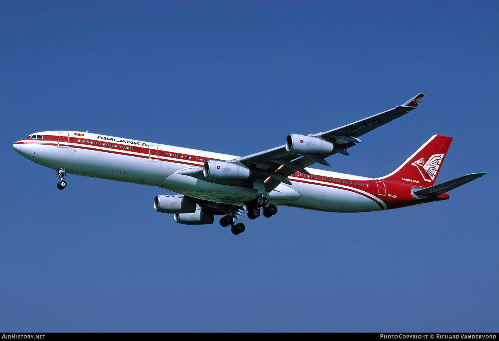 Aircraft Photo of 4R-ADC | Airbus A340-311 | AirLanka | AirHistory.net #832430