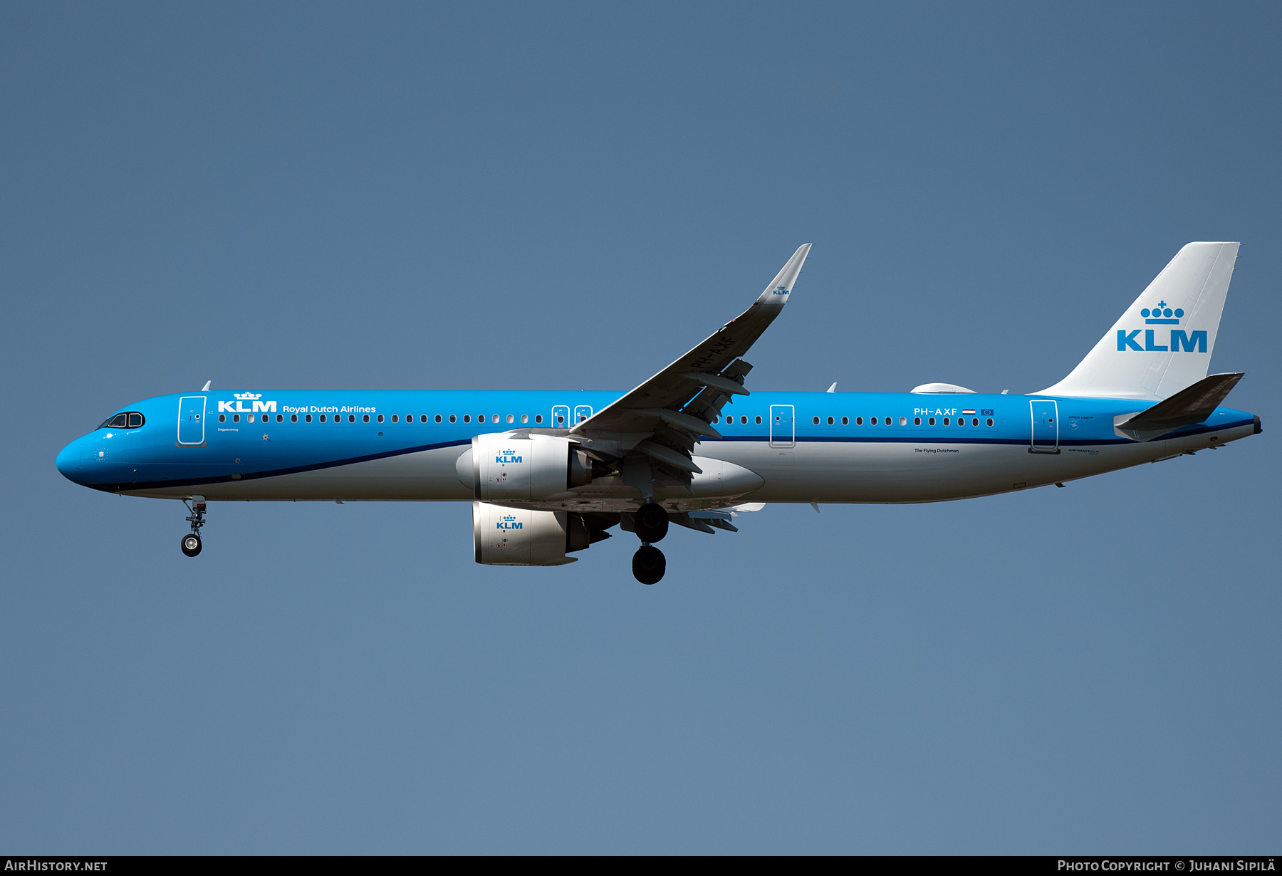 Aircraft Photo of PH-AXF | Airbus A321-252NX | KLM - Royal Dutch Airlines | AirHistory.net #832431