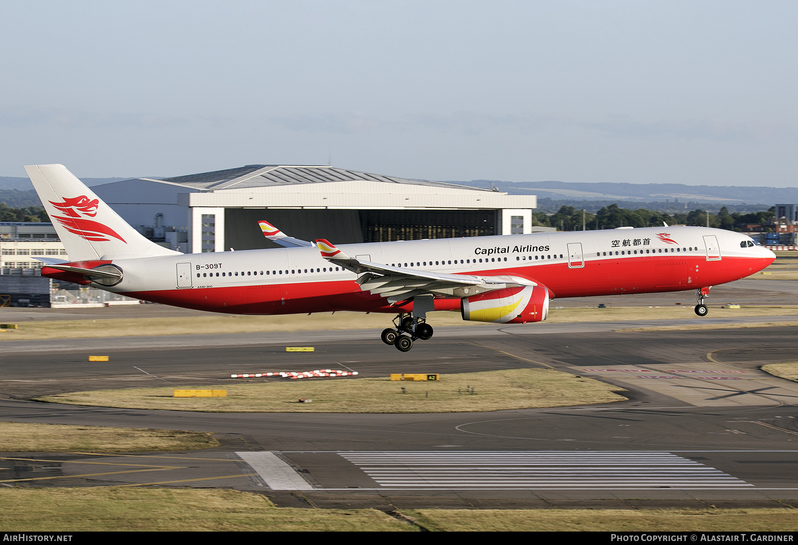Aircraft Photo of B-309T | Airbus A330-343 | Capital Airlines | AirHistory.net #832432