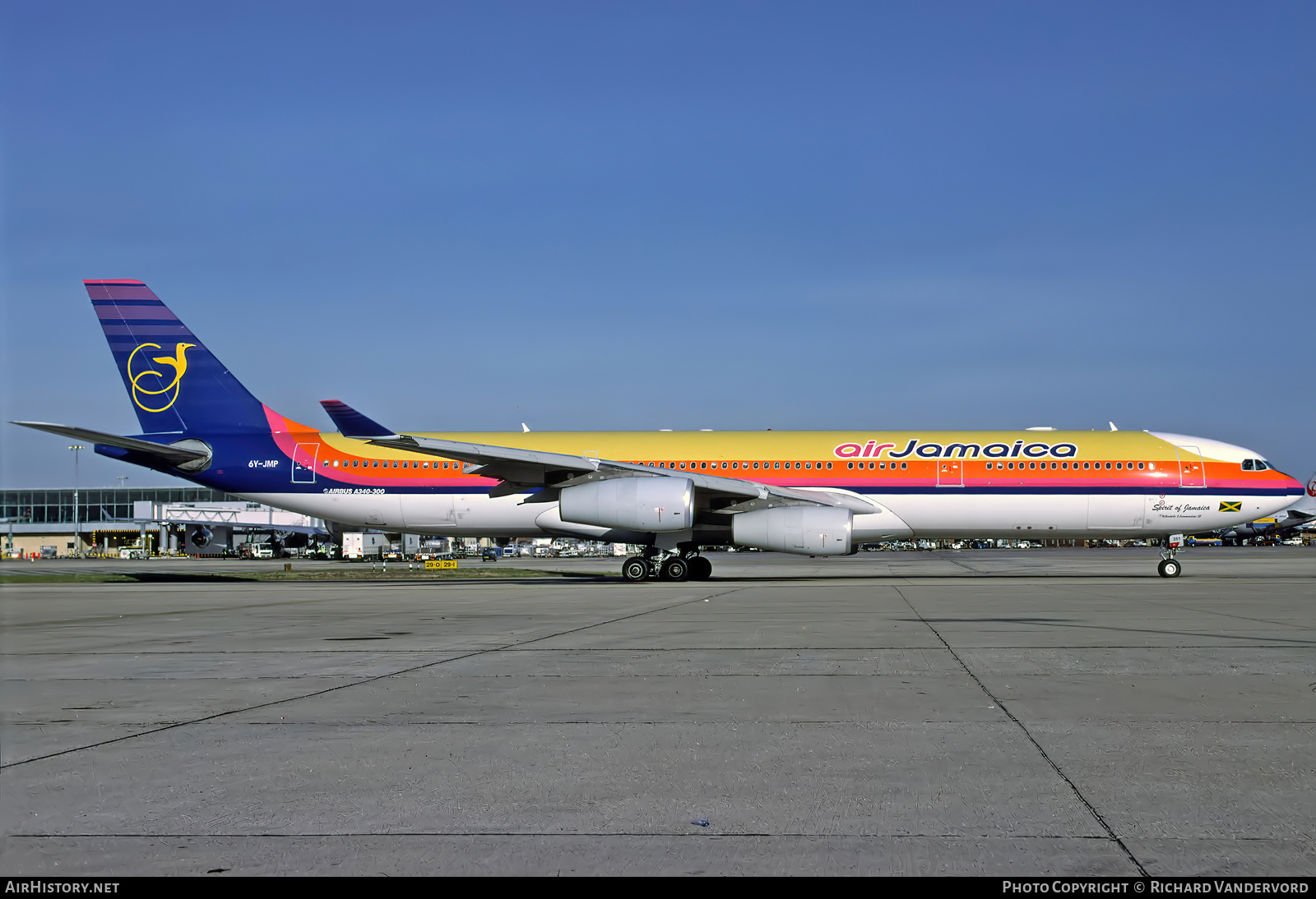 Aircraft Photo of 6Y-JMP | Airbus A340-313 | Air Jamaica | AirHistory.net #832433