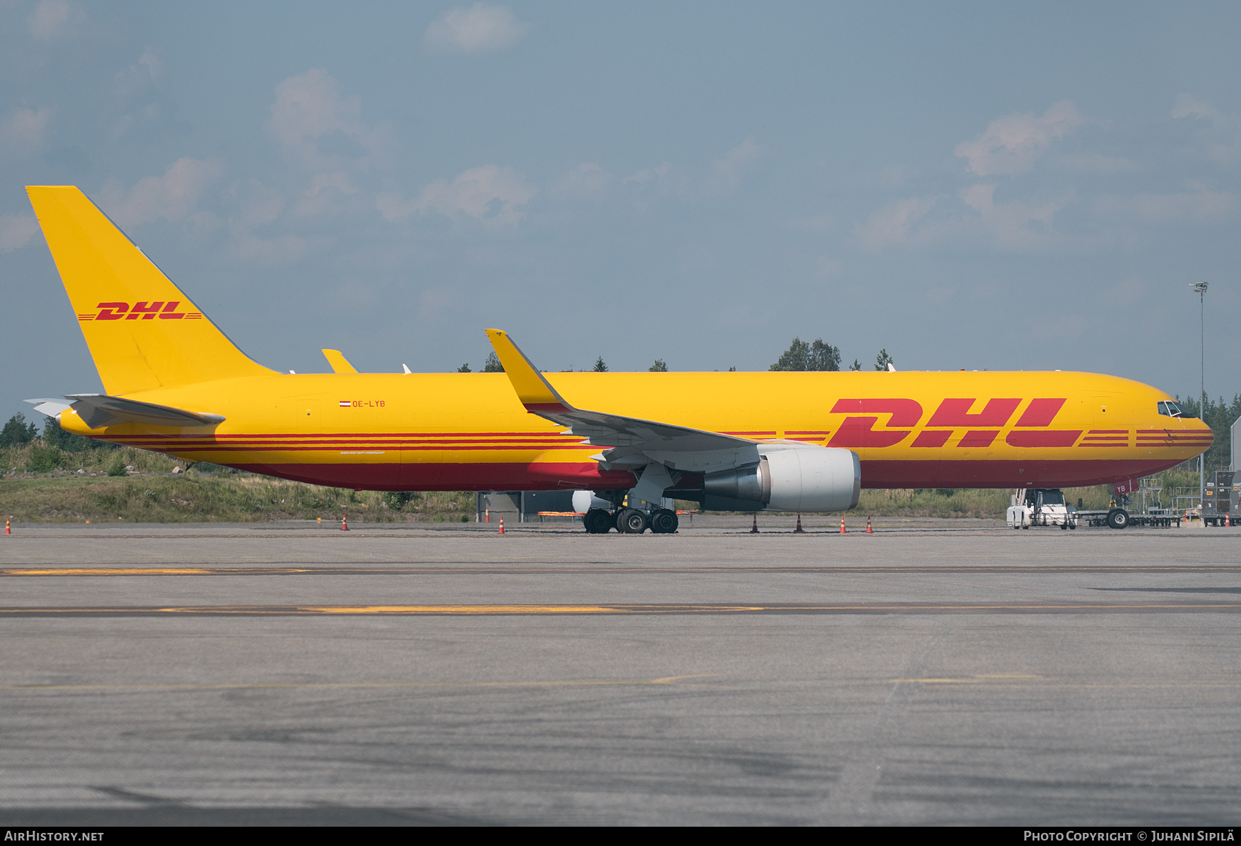 Aircraft Photo of OE-LYB | Boeing 767-304/ER(BDSF) | DHL International | AirHistory.net #832438