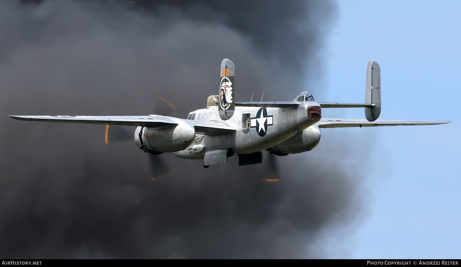 Aircraft Photo of NL25JZ / 6797 | North American TB-25J Mitchell | USA - Air Force | AirHistory.net #832464