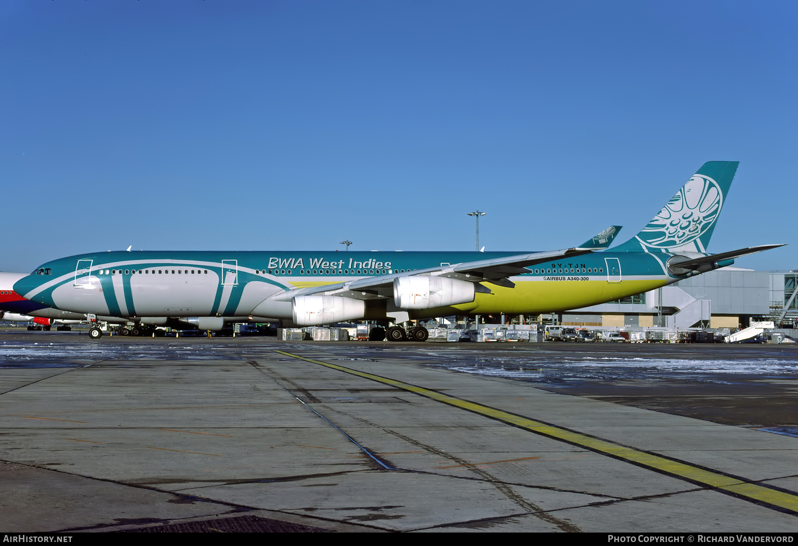 Aircraft Photo of 9Y-TJN | Airbus A340-313 | BWIA West Indies Airways | AirHistory.net #832471