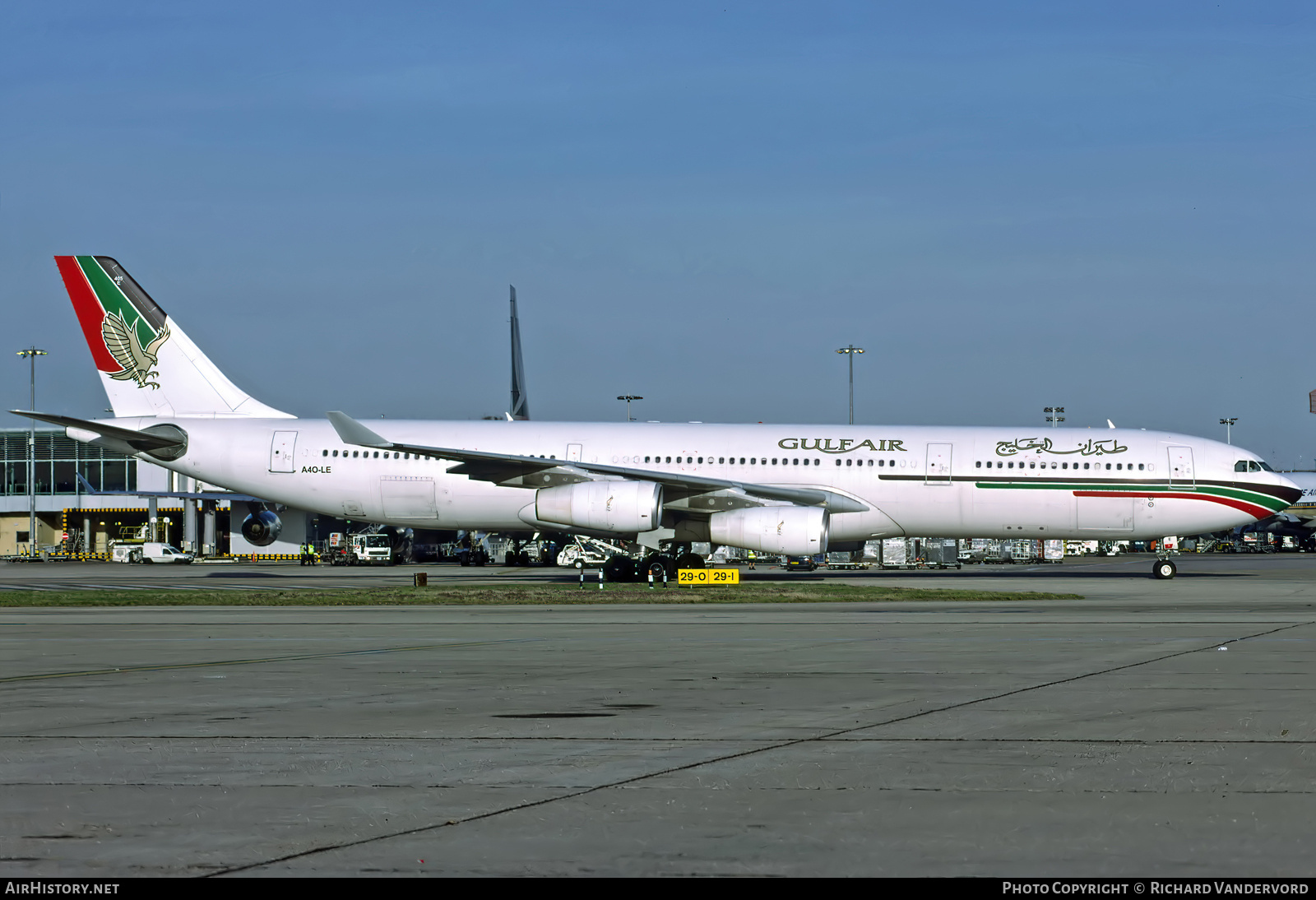 Aircraft Photo of A4O-LE | Airbus A340-312 | Gulf Air | AirHistory.net #832475