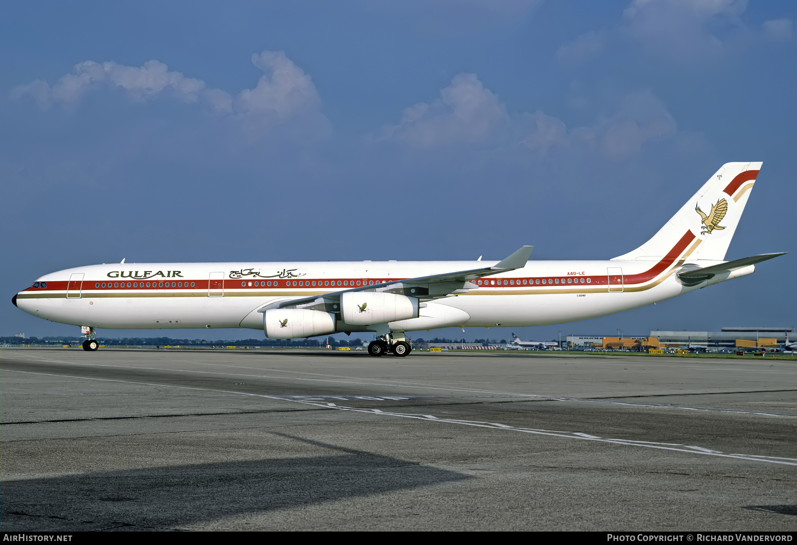 Aircraft Photo of A4O-LE | Airbus A340-312 | Gulf Air | AirHistory.net #832485