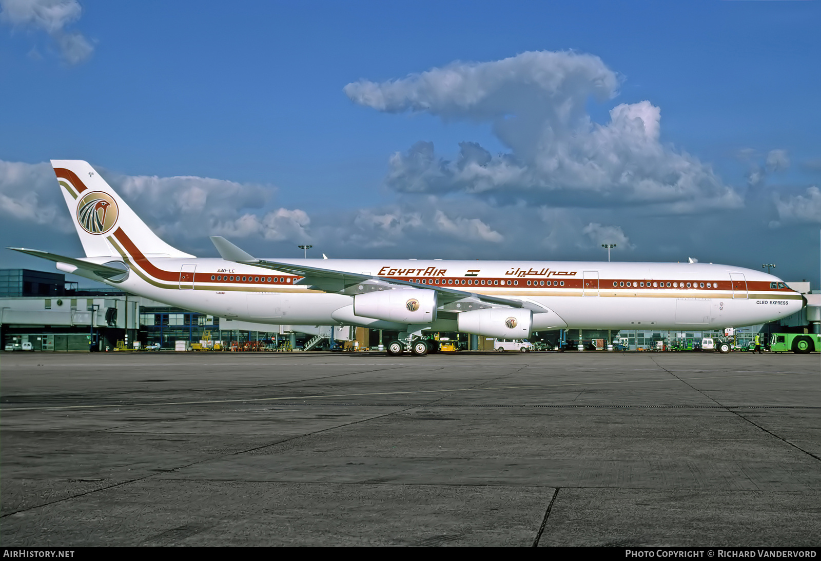 Aircraft Photo of A4O-LE | Airbus A340-312 | EgyptAir | AirHistory.net #832487