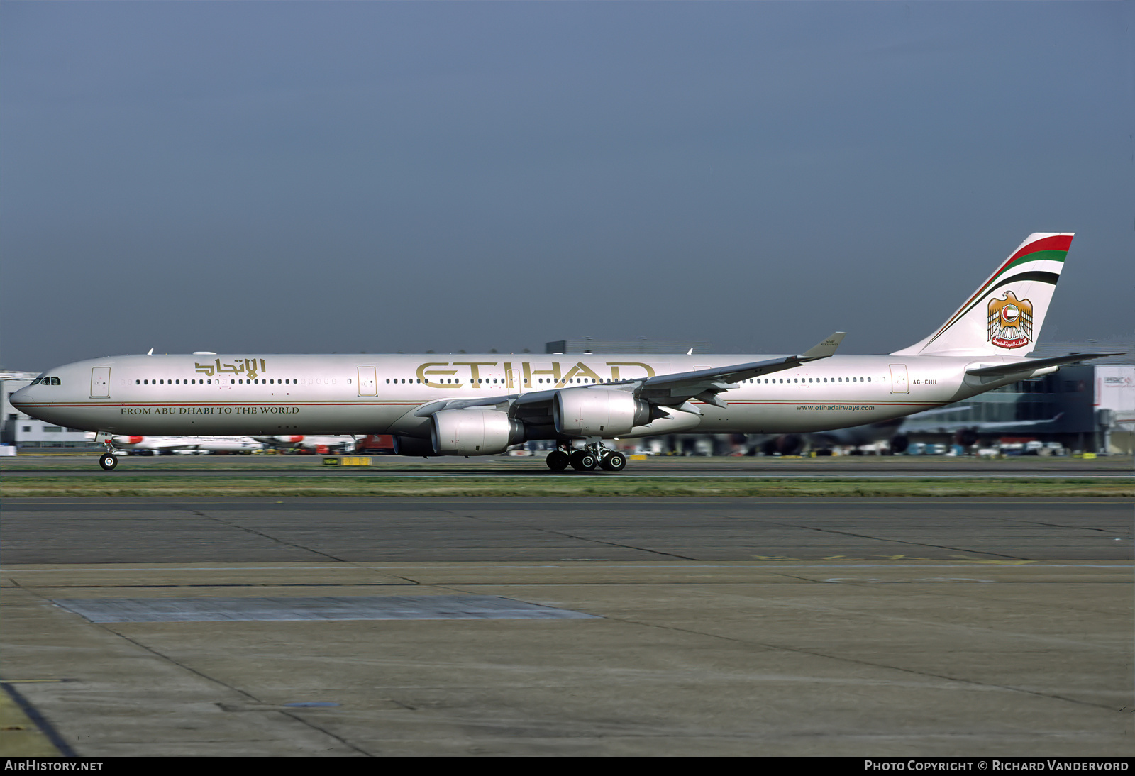 Aircraft Photo of A6-EHH | Airbus A340-642 | Etihad Airways | AirHistory.net #832499