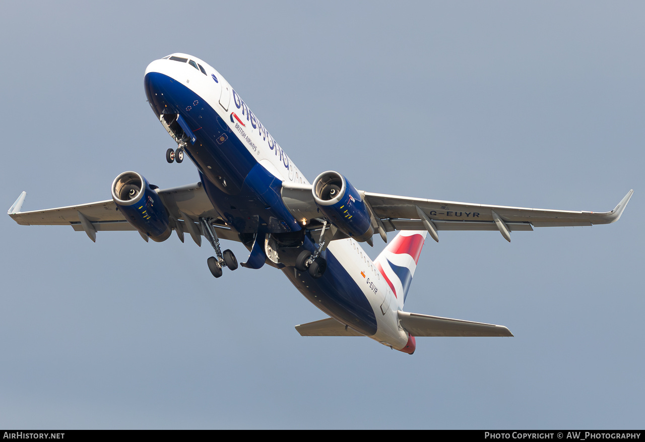 Aircraft Photo of G-EUYR | Airbus A320-232 | British Airways | AirHistory.net #832503